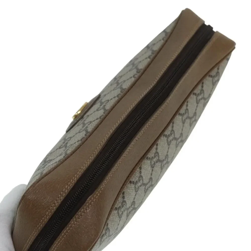 Gucci GG Plus Clutch Bag Beige